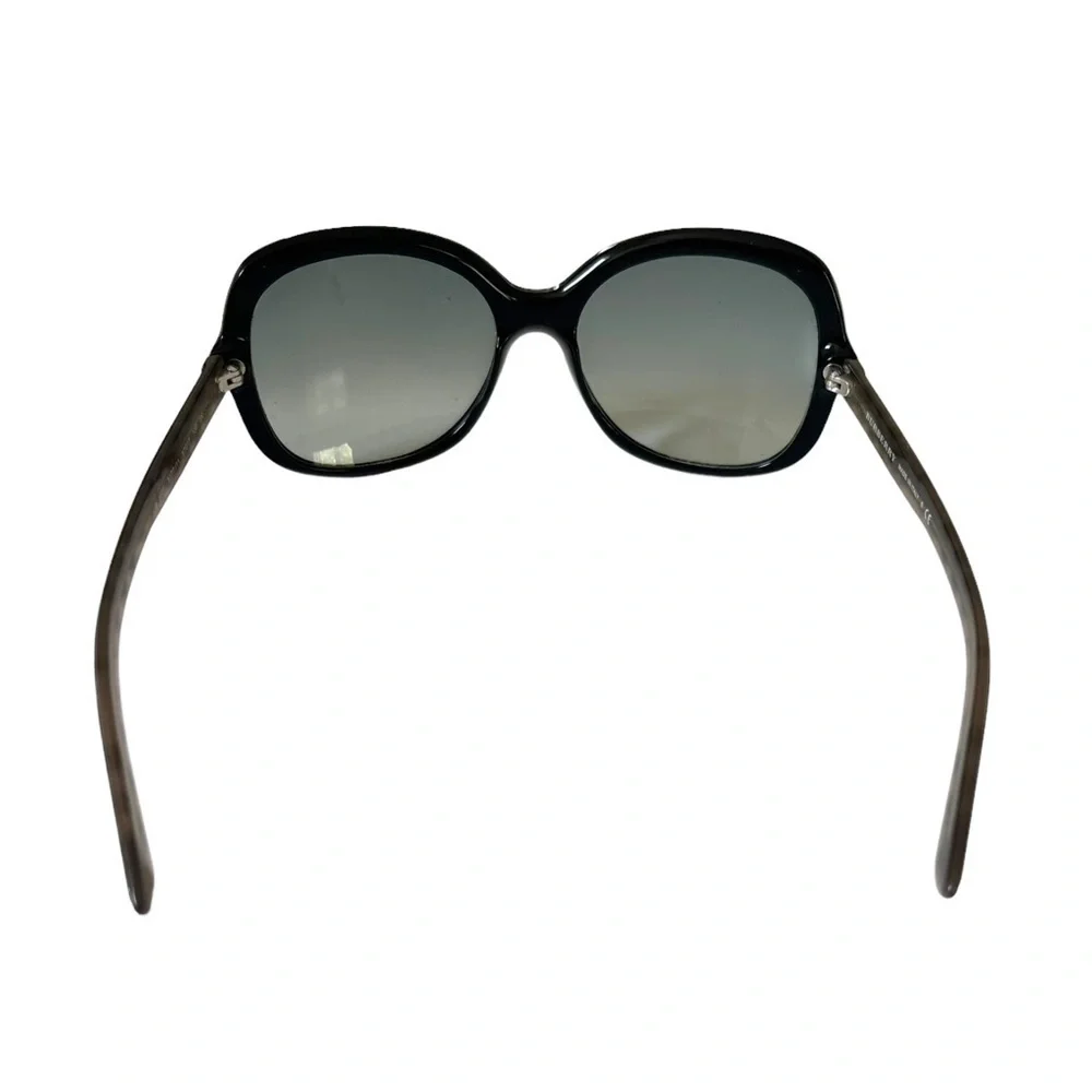 Burberry Women's Black Acetate Sunglasses Gray Gradient Lenses B 4077 3177/11 - Picture 4 of 10
